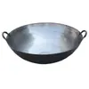 Olla Grande de Hierro Engrosada al por Mayor Wok Comercial de Doble Asa Olla de Hierro Forjado Antigua de Campo Sin Recubrimiento No se Pega Fácilmente Olla de Hierro para Chef