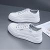 Zapatos Blancos Nuevos de Mujer Primavera Versátiles Transpirables Zapatos de Papá Ligeros Casuales Deportivos para Correr para Mujer Qr06