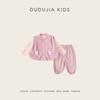 Dudu Home Ropa Infantil Conjunto de Tres Piezas Otoño Nuevo Chaleco para Niños Camiseta para Niñas Pantalones Atuendo de Primavera Conjunto para Bebé