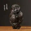 Precio Especial para Tallas de Madera de Árbol de Agarwood Ligeramente Defectuosas, Piezas Hechas a Mano, Precio de Liquidación de Fábrica, Buda Maitreya, Zhong Kui, Pixiu con Defectos Menores