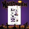 Pegatinas de tatuaje de Halloween fiesta niños dibujos animados divertido lindo calabaza bruja castillo fantasma telaraña impermeable duradero