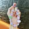 Cadena de teléfono de conejo con cuentas transfronteriza llavero colgante de bolso accesorio para funda de teléfono regalo para pareja comercio exterior al por mayor