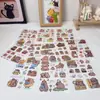 Pacote de Adesivos Série Sanrio 10 Folhas Caderno Diário Cartão de Foto Adesivos Decorativos Multifuncionais Adesivos Transparentes de PET Desenho Animado