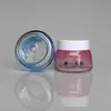 Frasco Personalizado de 50ml com Parede Grossa para Maquiagem e Cuidados com a Pele, Creme Facial, Máscara Facial, Frasco de Recarga para Teste em Salão de Beleza, Frasco Vazio Transparente em Cor Degradê