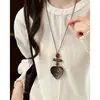Mascota Linda y Adorable~ Collar con Borla y Lazo de Concha de Coco para Gato para Mujeres, Cadena Larga para Suéter con Diseño Único