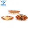Gema artificial zircon ojo de caballo color piedra desnuda zircon ojo de caballo fondo afilado zircon en forma de ojo de caballo