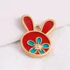 2021 Estilo Chino diy Aleación Joyería Accesorios Colgante Conejo Fortuna Pulsera Nafu de la Suerte Collar Accesorios Pequeños