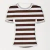 Tejido de punto de algodón personalizado con patrón de rayas, adecuado para camisetas y camisetas interiores de moda de primavera y verano; tejido elástico, transpirable y apto para la piel