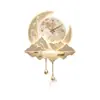 Reloj de Pared Moderno de Lujo Ligero para Fondo de Rejilla de TV Sala de Estar Pintura Decorativa Comedor de Gama Alta Comedor con Mural Luminoso