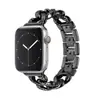 Adequado para pulseira Apple Watch iWatch8 nova pulseira de relógio applewatch7 6ª geração metal corrente de jeans corrente