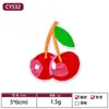 Parches bordados de dibujos animados de verano con frutas, arcoíris y corazones, parches termoadhesivos para ropa y bolsos de bricolaje