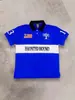 Camisa de Gola Redonda Bordada Lavada Tendência Estilo Japonês Verão 2026 Nova Top Casual Solto Tendência Estilo Americano Japonês