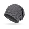 Otoño e Invierno Calle Plisado Montón Edición Larga Elástico Sombrero de Lana Moda Combinable Protección para las Orejas Sombrero para el Frío TEMU Transfronterizo en stock