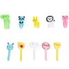 Tenedor de Fruta Desechable de Dibujos Animados para Niños, Palillos de Postre Caseros Estilo Japonés, Tenedor Pequeño de Fruta Estilo Animal, Tenedor Decorativo