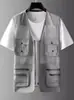 Chaleco Outdoor Delgado Multibolsillos Transfronterizo para Hombre, Chaleco de Pesca de Malla de Secado Rápido de Verano, Ropa de Trabajo para Fotografía para Hombre
