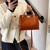 Bolsa de mão com padrão de crocodilo retrô de alta qualidade e grande capacidade 2024 Nova moda moderna, bolsa transversal estilo ocidental