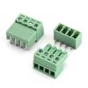 Bloques de terminales enchufables EX/KF15EDG-3.81mm 2EDG 2p -16p curva para conectores enchufables
