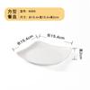 Vajilla de Melamina Plato Blanco Dividido Comedor de Fábrica Cinco Compartimentos Seis Compartimentos Plato de Comida Rápida Plato de Buffet de Hotel Venta al por Mayor