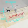Caja de Almacenamiento de Fuego de Acrílico, Encendedor de Cigarrillos de Incienso, Caja Segura Transparente, Caja de Almacenamiento de Montaje en Pared, Caja de Colección de Fuego