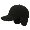 Gorra de Béisbol Bordada de Moda Transfronteriza Casual Protección para los Oídos Caliente para Hombre Exterior Acolchada de Terciopelo Gorra Plana