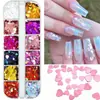 Explosões Transfronteiriças 12 grades Cor Mágica Polarizada Brocado de Nuvem Imitação Lantejoulas Joias para Nail Art Irregular Laser Fragmentos de Doce Decoração