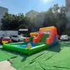 Casa de Brincar Inflable 3 en 1 con Tobogán y Piscina con Agua
