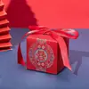 Caixa de Doces para Casamento Novo Estilo 2026, Caixa de Presente de Doces Estilo Chinês, Embalagem de Caixa de Doces para Noivado e Casamento, Caixa Vazia
