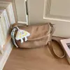 Bolsa Transversal Estilo Shuai Mijia Simples Nicho Retrô Formato de Pastelira 2026 Nova Tendência Moda Bolsa de Ombro para Trabalho e Deslocamento