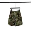 Pantalones Cortos Camuflados Estilo High Street 2026Ro con Múltiples Bolsillos, Bolsillos Laterales, Cuadros Desgastados, Corte Holgado, Pantalones de Trabajo de Cinco Puntos para Hombre