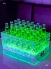 Balde de Gelo Luminoso para Bar Boate KTV Sala Privada Moldado por Injeção À Prova de Queda Balde para Cocktail Cerveja Estrutura de LED para Cerveja Comercial