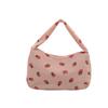 Bolso de Fresa de Gran Capacidad Estilo Coreano 2024 Verano Nuevo Estilo Fresco Bolso de Hombro Sobaco Pana Bolso de Chica Suave