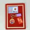 Oro Puro 999 Gama Alta Exquisito Regalo Día de San Valentín Chino 520 Paz y Alegría Princesa Por Favor Haz Galletas de la Fortuna para que Otros las Regalen Venta al por Mayor