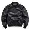 Chaqueta de Piel Nueva para Hombre 2026, Chaqueta de Piel Versátil y Elegante para Hombres Jóvenes, Chaqueta de Motocicleta Talla Grande, Abrigo de Piel para Hombre