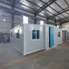 Contenedor Plegable Blanco Expansible de Doble Ala Tres en Uno Desmontable Casa Móvil para Uso en Toda la Casa en Zonas Turísticas y Alojamientos