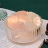 Ambientador de aire para interiores, tarro de cristal con portalámparas, aromaterapia enchufable, adornos de cristal con aromaterapia