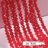 Entrega de Cuentas Sueltas Rueda de Cuentas Planas de 2/3/4/6/8 mm Accesorios para Joyería DIY Cristal Transparente Color Regular