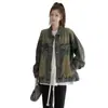 Chaqueta Top Versátil Pequeña de Mezclilla Estilo Americano Holgada Retro Primavera y Otoño 2026 para Mujer