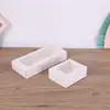 Caixa de papel Kraft para janela aberta embalagem de alimentos caixa dobrável de cartão branco meias toalha caixa de presente universal atacado