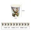 Tema de Juego de Tiroteo Transfronterizo Fiesta de Cumpleaños Fortnite Juguetes Suministros Mantel Vaso de Papel Plato de Cena Set de Banderines