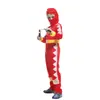 B0020 em estoque Roupas de ninja abade infantil dragão de fogo batalha com máscara dança do fogo macacão/máscara de cabeça/cinto de sombra