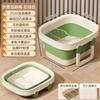 Cubeta Plegable para Baño de Pies Doméstica Aislamiento Térmico Masaje Invierno Cubeta Portátil Hasta la Pantorrilla Dormitorio Salud Baño de Pies