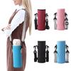 Funda Térmica Aislante Antiescaldado para Taza Termo de Color Puro Personalizable, Correa Cruzada Anticaídas Imprimible con Logo, Funda para Taza de Material de Buceo