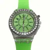 Reloj LED luminoso de moda colorido para hombre y mujer Ladrillo de agua reloj personalizado para estudiantes reloj electrónico de cuarzo para estudiantes