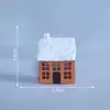 Micro Paisagem Criativa Halloween Casa Luminosa Casa de Madeira Casa de Cogumelo Artesanal DIY Decorações Acessórios Pequenos Enfeites