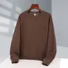 Nuevo suéter de moda de punto con cuello redondo, forro polar, suelto, moderno, para hombre y mujer, hombros caídos, raglán, abrigo cárdigan con cremallera
