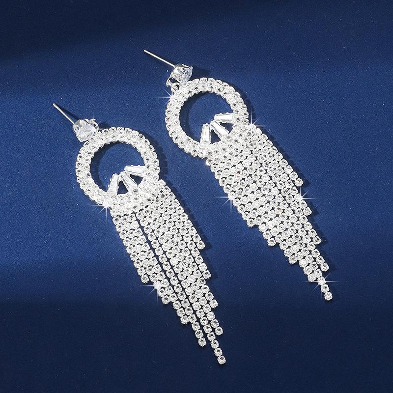 JXER111 锆石裸钻流苏耳环-银色 (3).JPG
