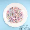 Letras Inglesas Acrílicas Coloridas Candy 6mm Quadradas Contas Soltas Pingente DIY Acessórios de Joias Material para Miçangas Artesanais