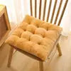 Cojín de asiento antideslizante de terciopelo de leche con correas para uso en la oficina, adecuado para estar sentado prolongadamente, hecho de seda de hielo, para dormitorios de estudiantes y uso doméstico, con estampados de dibujos animados