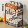 Estante de Almacenamiento para Escritorio de Snacks Sala de Estar Mesa de Comedor Encimera Estante de Almacenamiento en Capas Aparador Organizador de Mesa para Encimera Portavasos