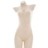 Maiô Feminino Transparente de Seda de Gelo com Zíper Estilo Japonês Maiô de Uma Peça Sexy Aberto Sexy Lingerie para Mulheres S0355